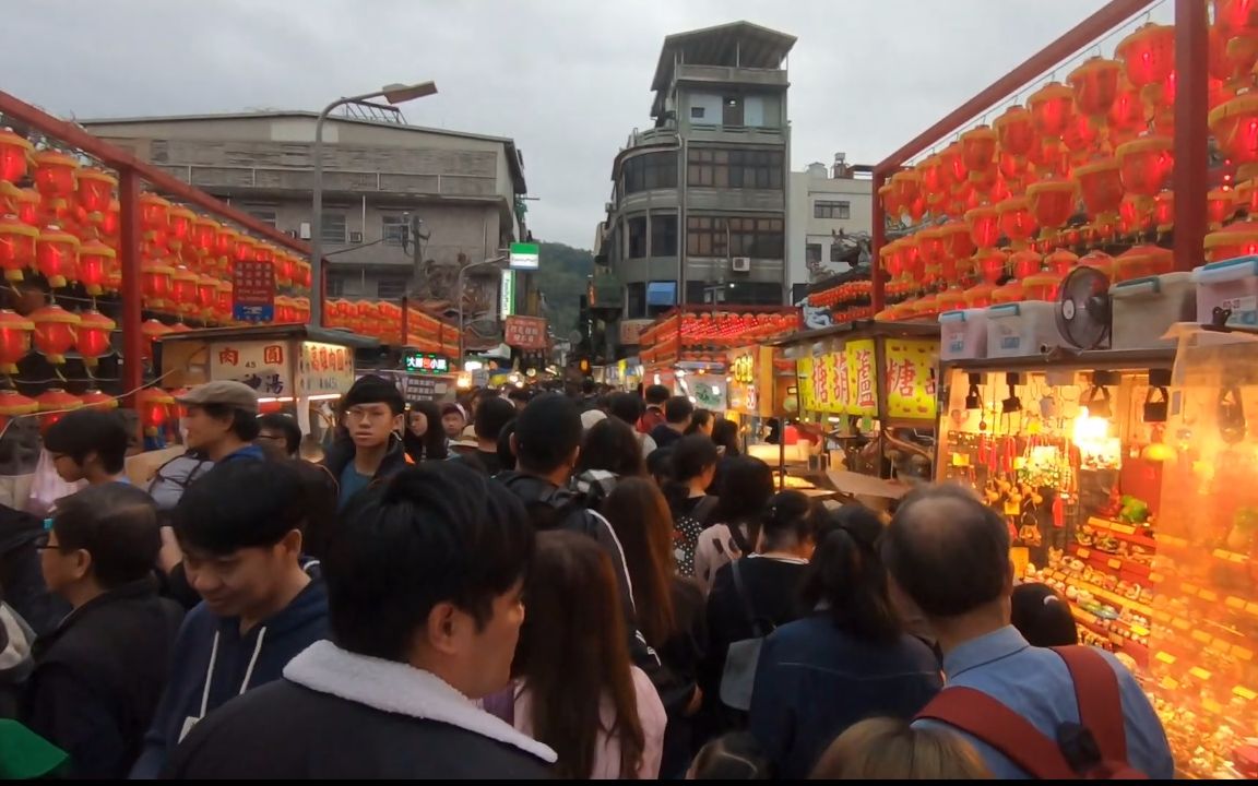 【超清台湾】漫步台北士林夜市 2019