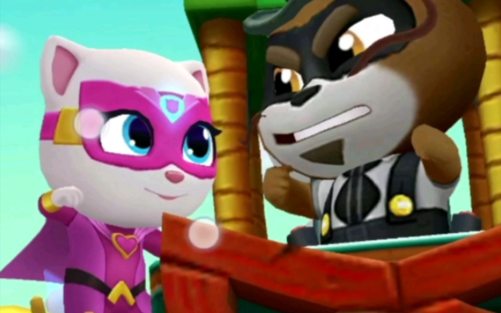 安吉拉快来呀,汉克狗被抓走了