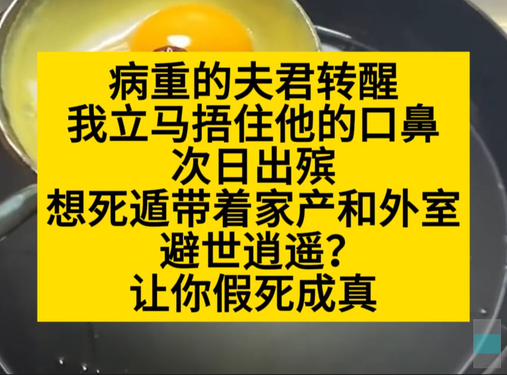 想带着外室和家产假死?我反手给你一个真死!小说推荐哔哩哔哩bilibili