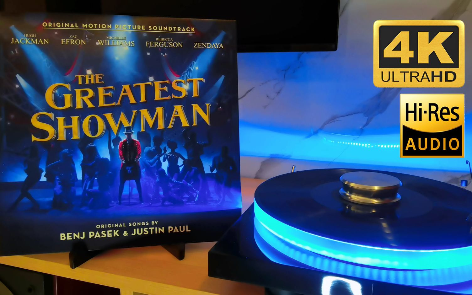 【可视化黑胶试听】《tightrope》马戏之王原声集 the greatest show