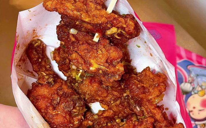 【夜市】_真的有被这个中式炸鸡皮给征服住!