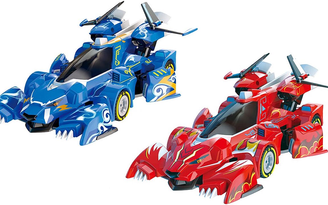 猪猪侠之竞速小英雄变形汽车玩具,雷速音豹出动!