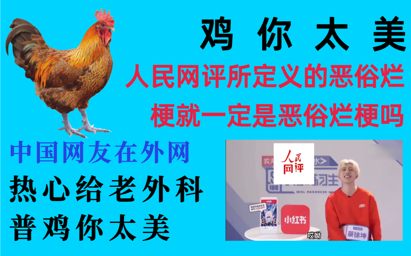 外国网友提问“什么是鸡你太美”?中国网友在外网热心评论给老外科普“鸡你太美”~~哔哩哔哩bilibili