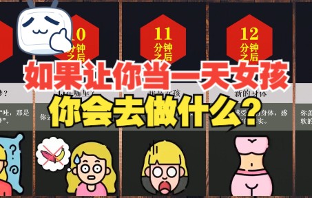 [图]如果让你当一天女孩，你会去做什么？