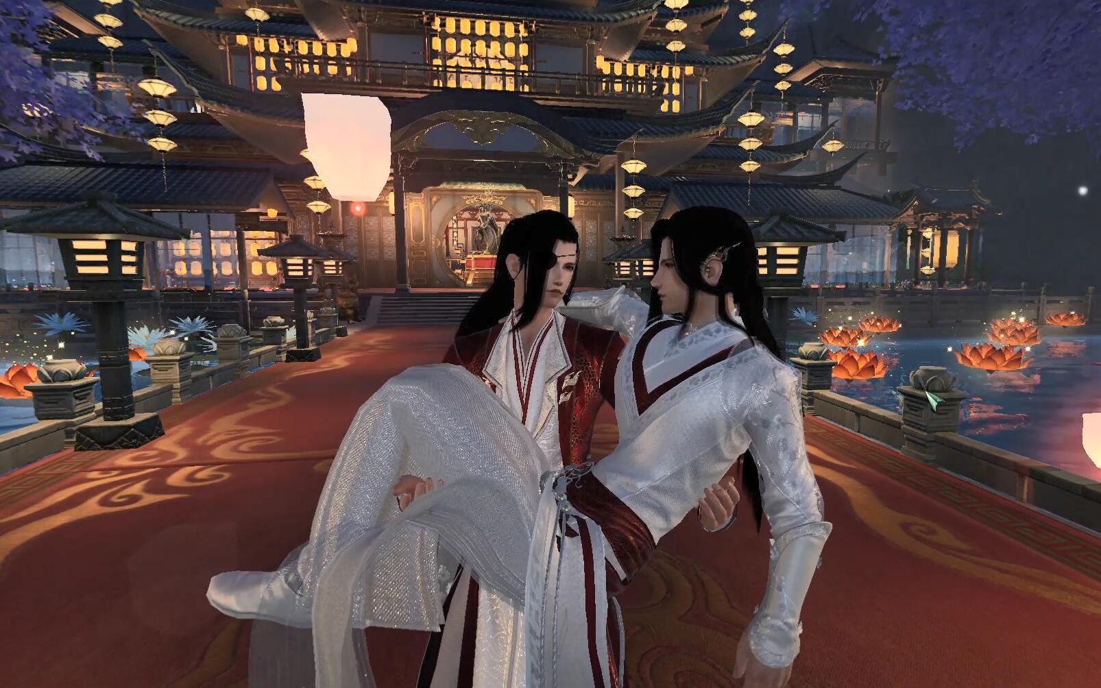 千灯观--剑三家园 跑图展示【天官赐福】