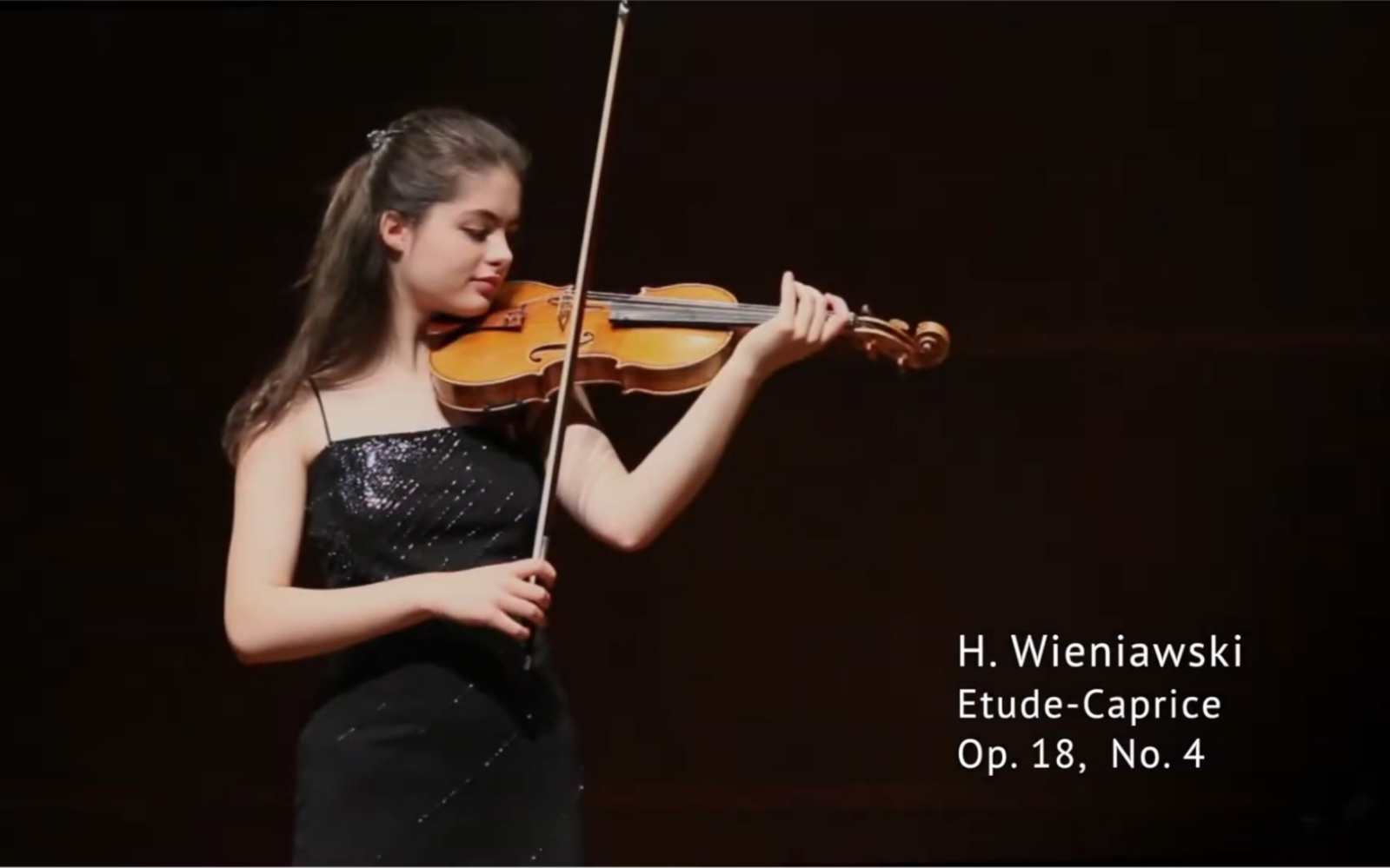 [图]Marley Erickson & 小提琴·维尼亚夫斯基-随想曲No.4 | Wieniawski,Caprice No.4,Op.18 & Violin