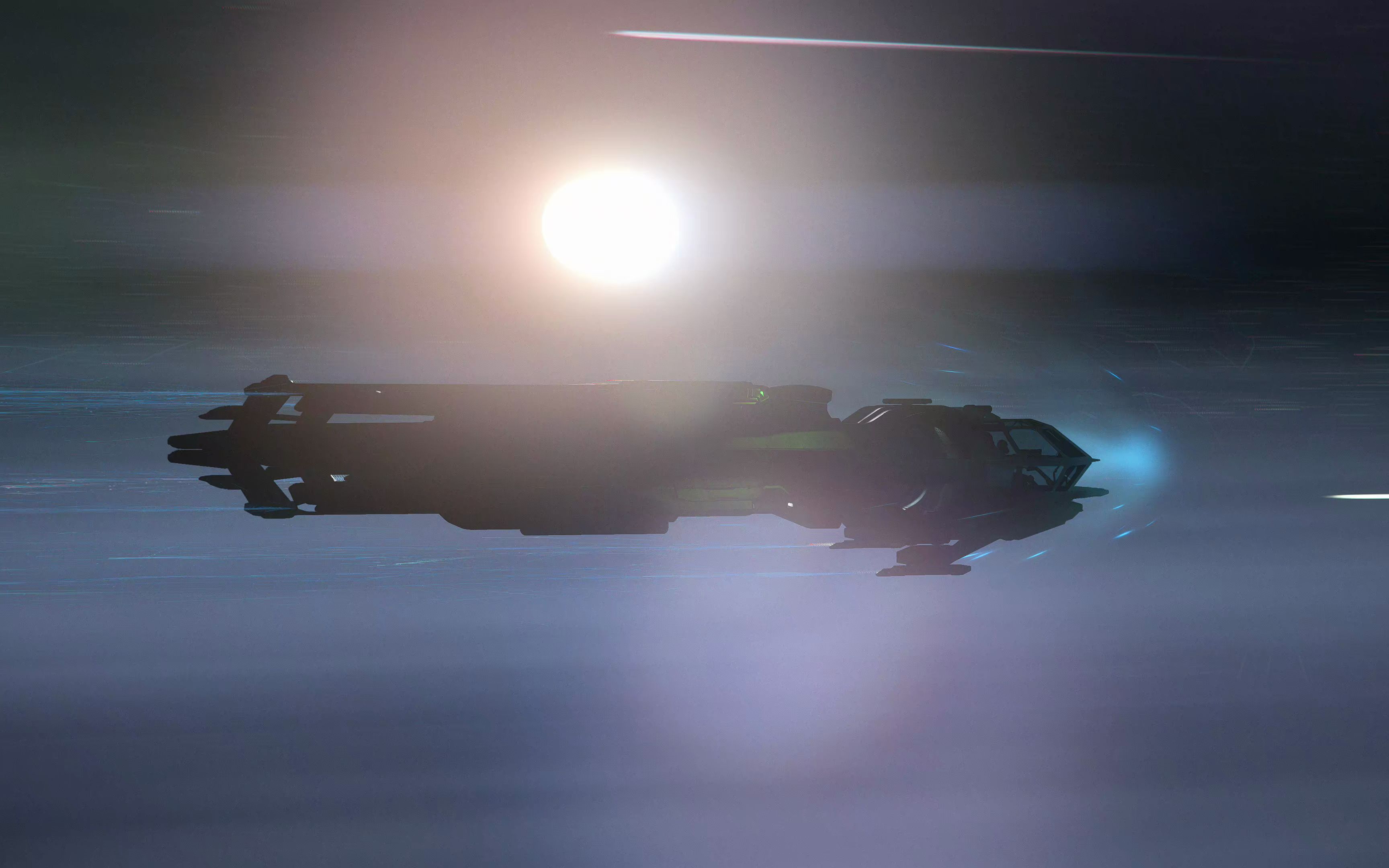 【星际公民 star citizen】极光舰旅游:olisar到area 17 第1集[4k]