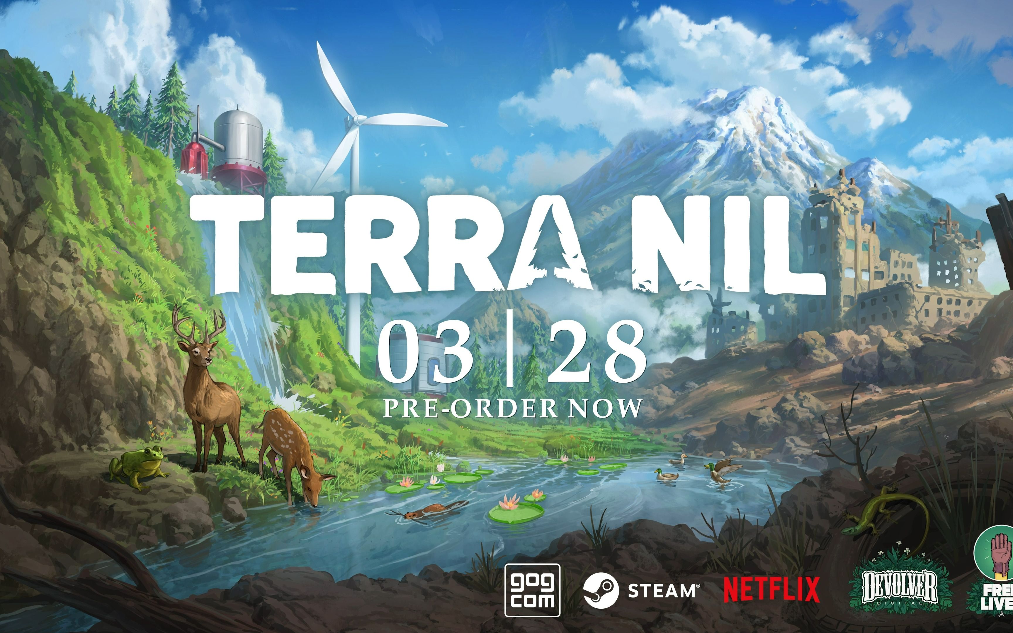 [图]【开启预售】《伊始之地 / Terra Nil》即将于3月28日华丽绽放于PC和Netflix平台