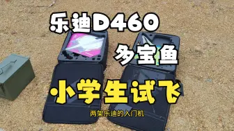 Download Video: 乐迪新机D460多宝鱼，前拉桨叶机自带飞控航模，小学生试飞，邀请入门半个月的小侯来体验