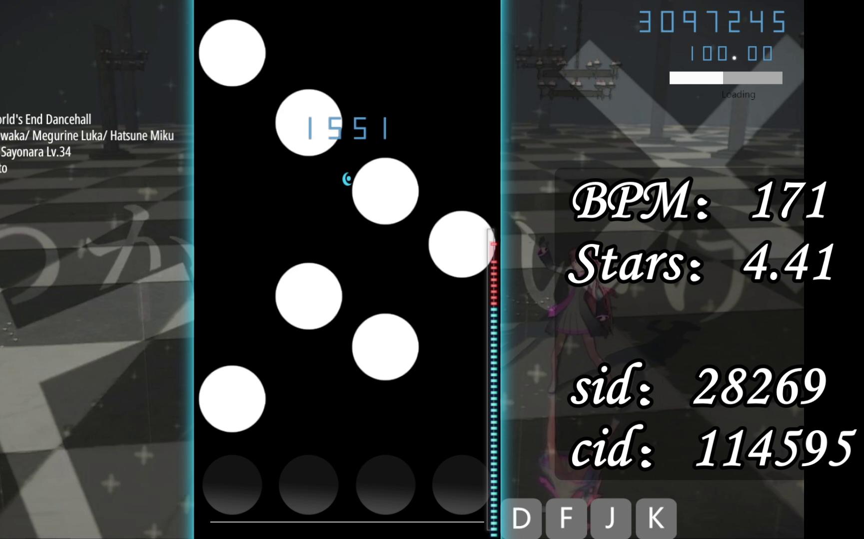 malodyom自制谱3399物量的世末舞厅和初音巡音一起跳舞拔