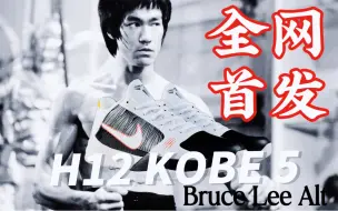 下载视频: 全网首发 H12科比 kobe 5 protro 李小龙配色 重制版