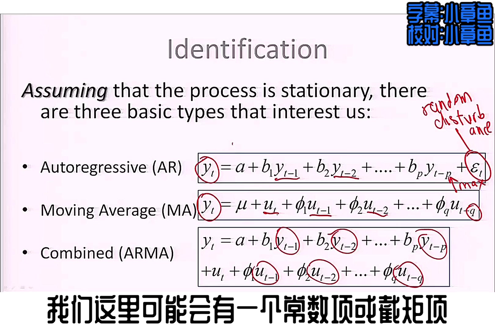 【课程搬运】IMF计量经济学课程——什么是ARMA过程何为白噪声whitenoise平稳(字幕by小章鱼)哔哩哔哩bilibili