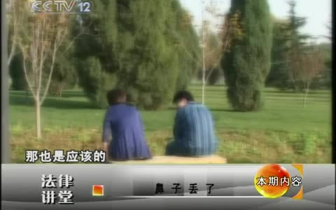 【儿时回忆】法律讲堂2010.12.7 鼻子丢了哔哩哔哩bilibili