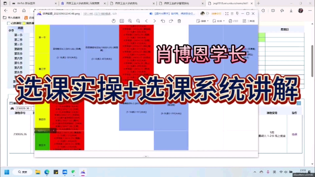 西安工业大学本科生选课实操讲解+教务网选课系统与培养计划查看讲解哔哩哔哩bilibili