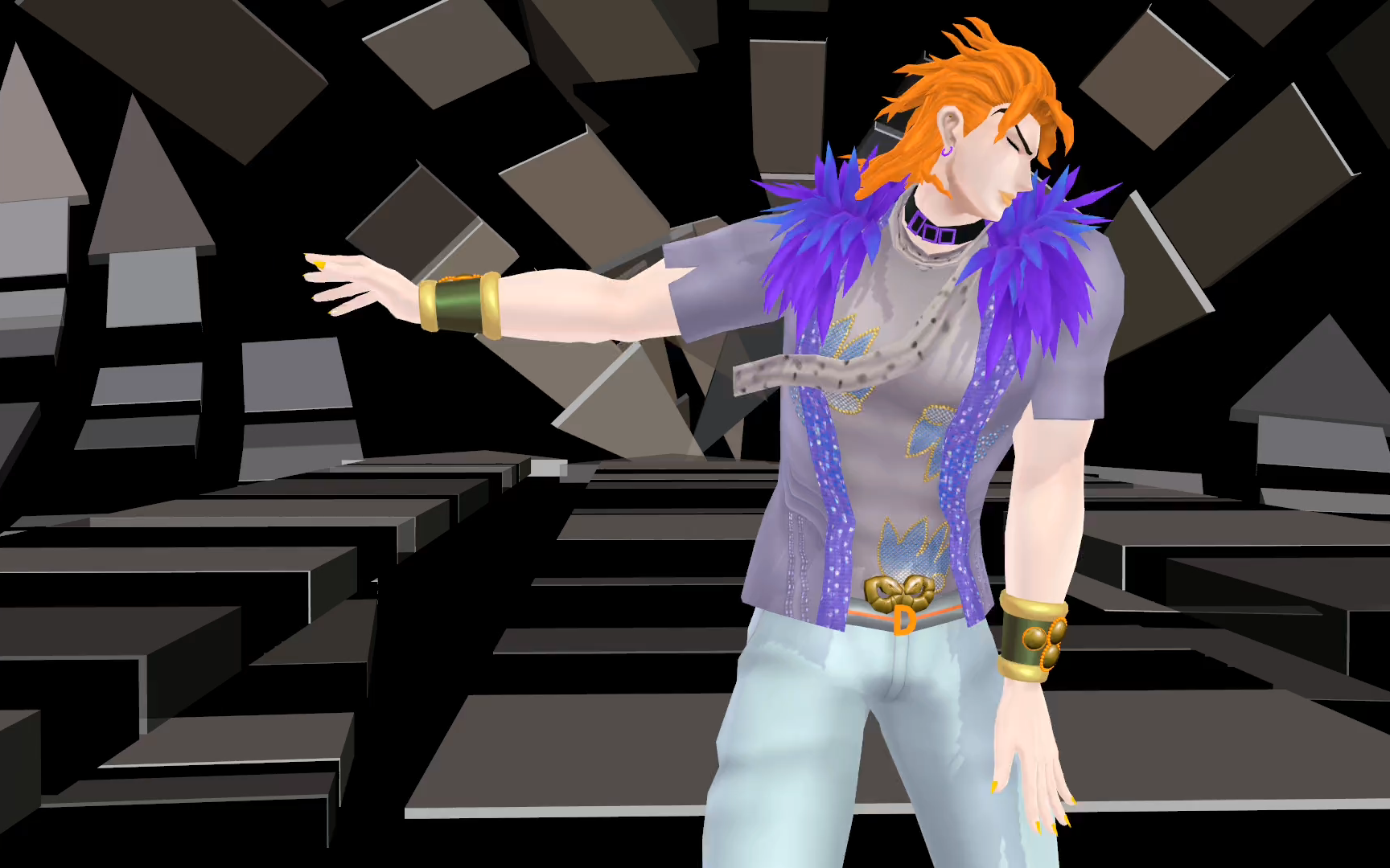 【mmd】jojo dio,喬納森和喬魯諾 一家三口 luvoratorrrrry!