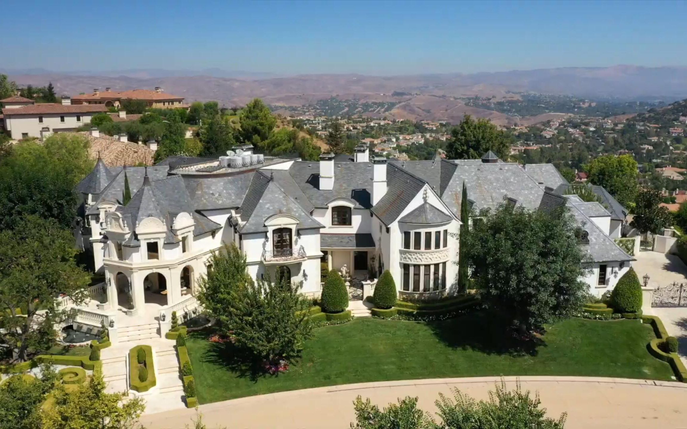 壕宅系列1767加州calabasas的法式宫殿