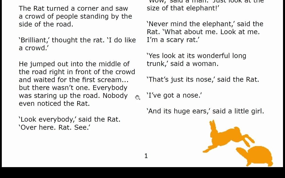 [图]伊索寓言英文版The Rat And The Elephant 1