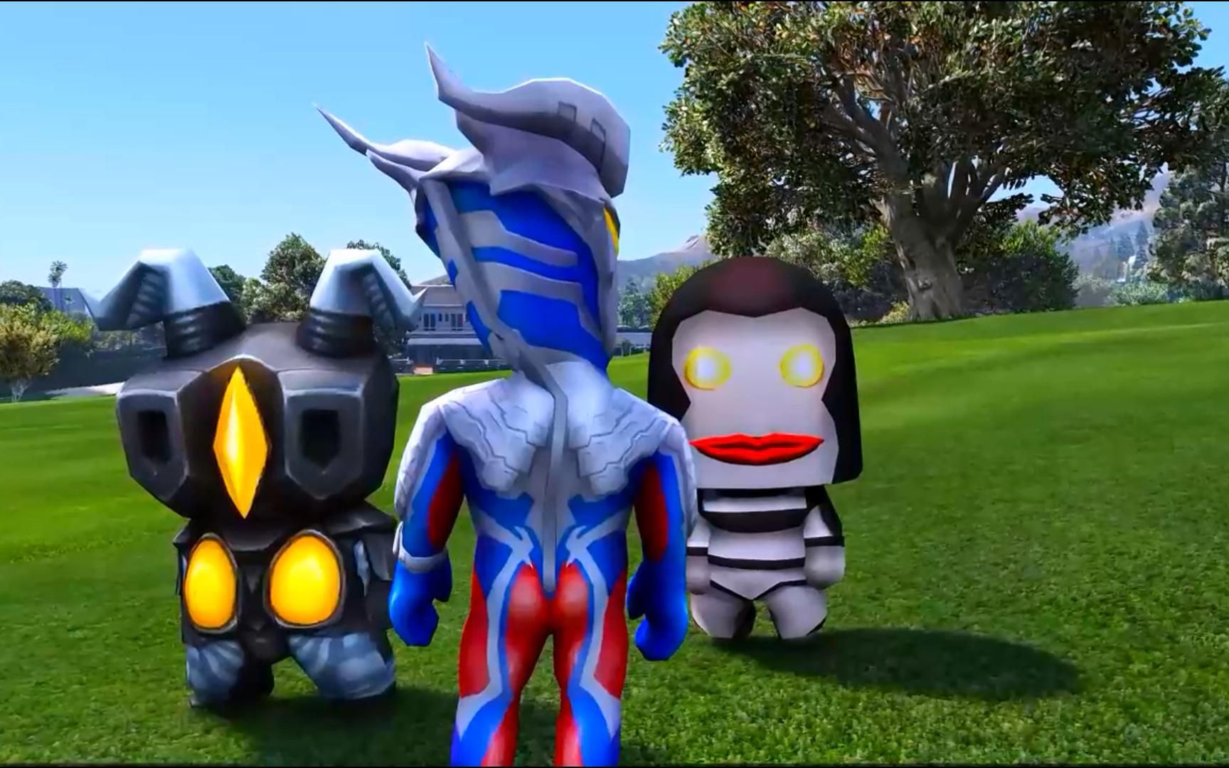 小赛罗被怪兽小队欺负,希卡利教授制造机器帮助小赛罗进入赛罗奥特曼