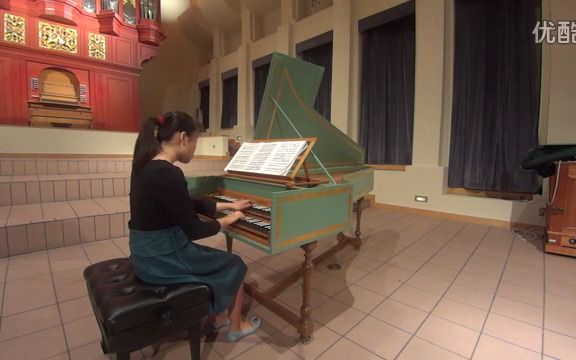 [图]江远演奏巴赫：意大利协奏曲第一乐章－羽管键琴版 (Bach Italian Concerto-harpsichord)_标清