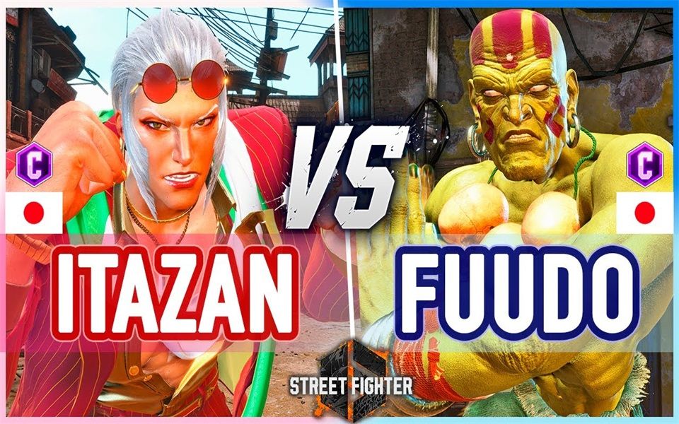 街霸6 板桥 (玛丽莎) vs fuudo (达尔西姆)
