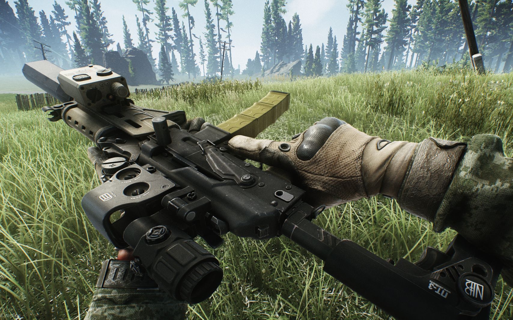 逃离塔科夫,鱼鹰消音器pp19勇士冲锋枪,特种部队的最爱!