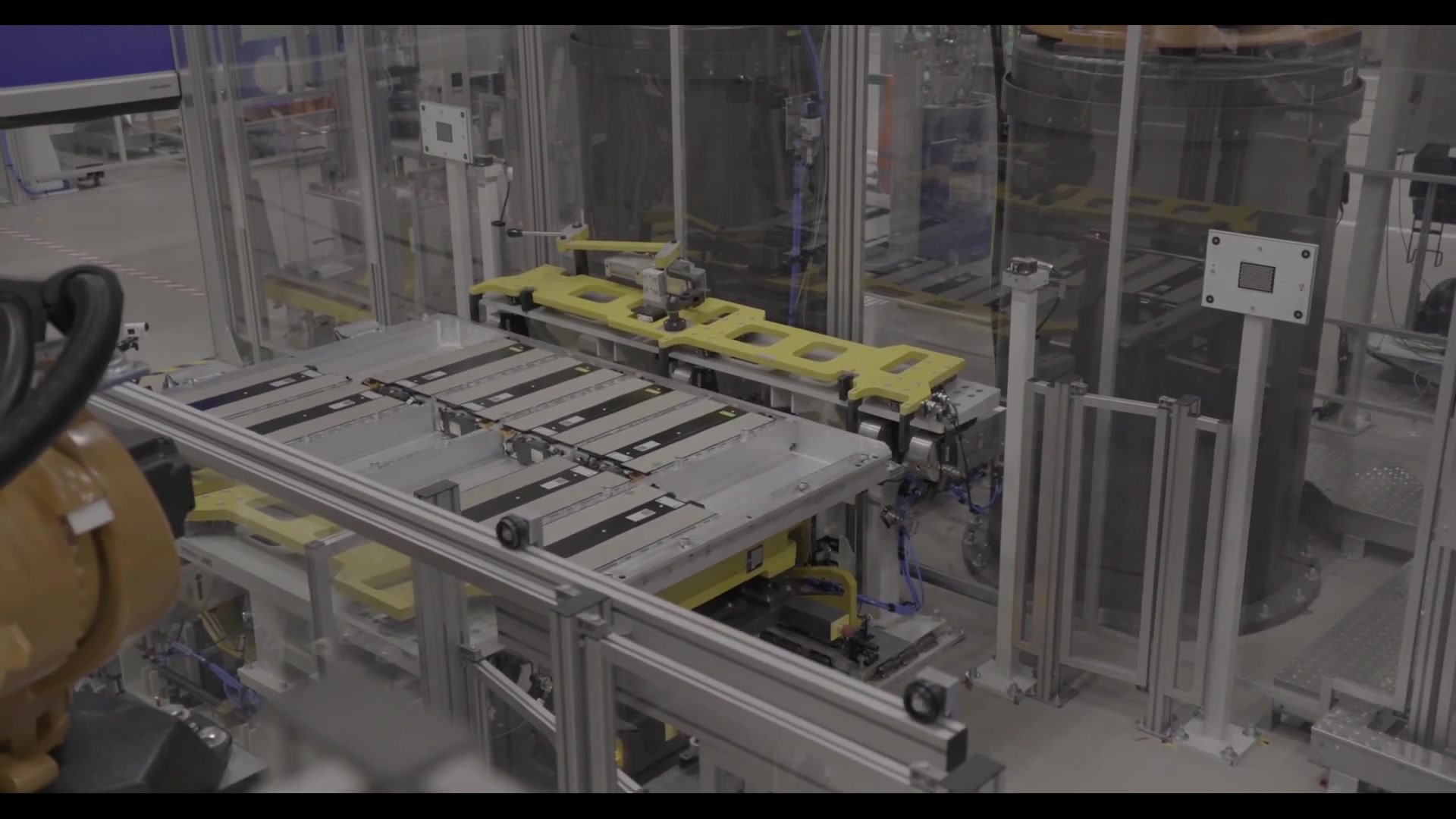 汽车工厂系列奔驰eqs电池生产线