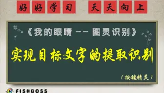虹鱼图灵识别：实现目标文字的提取识别（按键精灵）