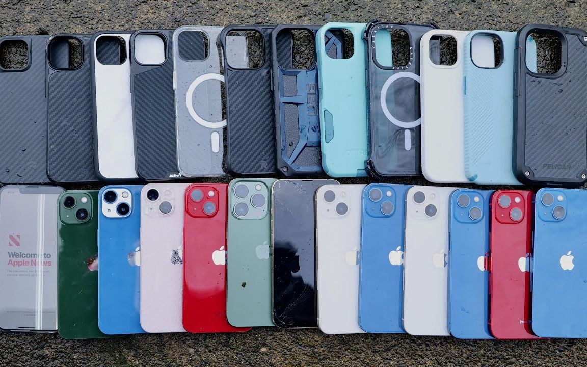 国外十五大防摔壳 50英尺跌落测试 2022 (dbrand、犀牛盾、Pelican、Otter Box、Speck、LifeProof、UAG)哔哩哔哩bilibili