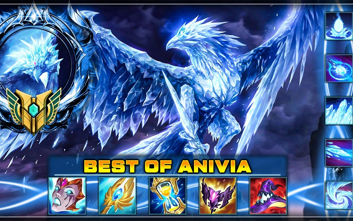 冰晶凤凰—艾维尼亚 Best of Anivia | 2022北美服击杀高光时刻蒙太奇 #1精彩集锦