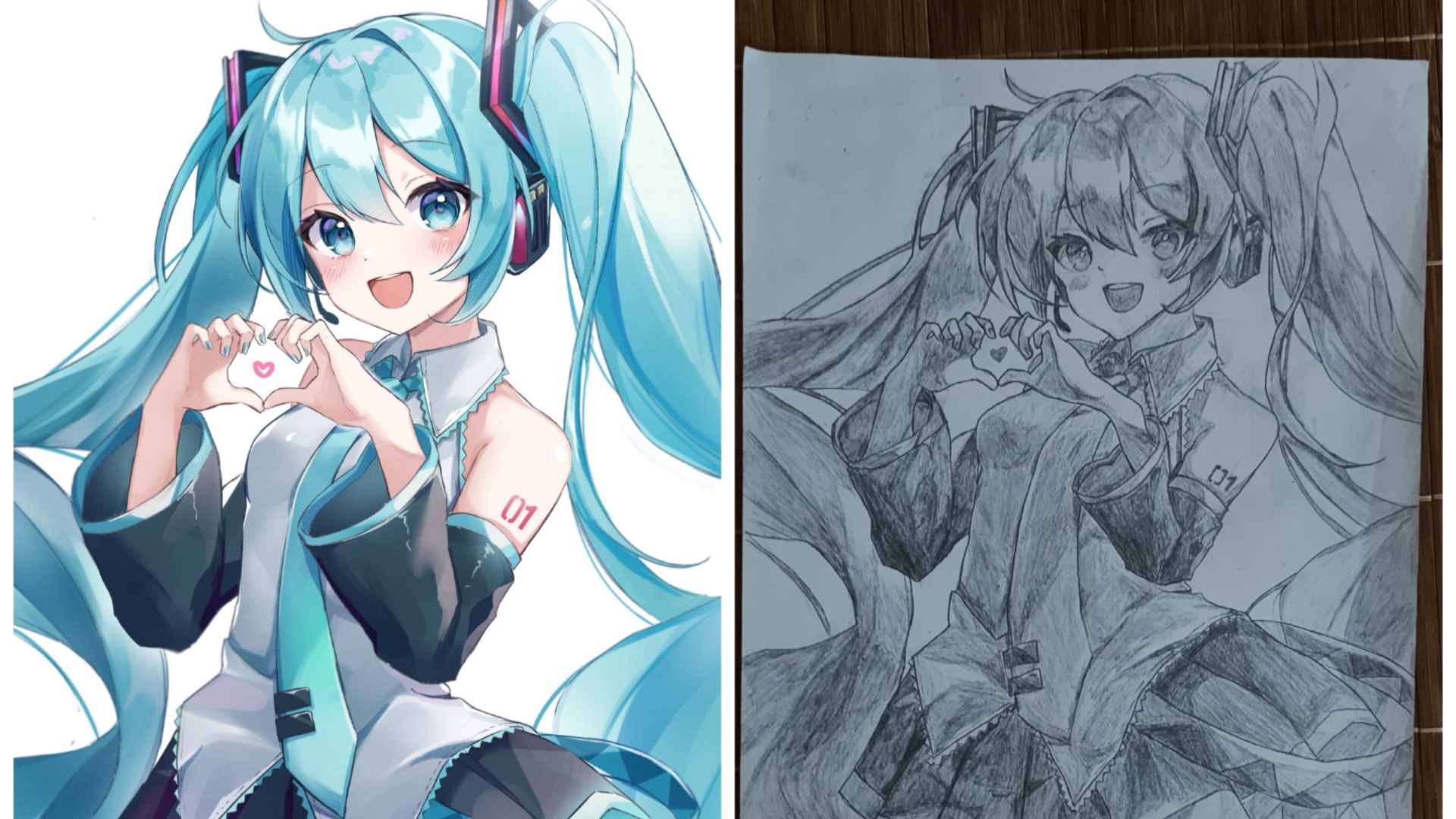 初音未来miku绘画微教程