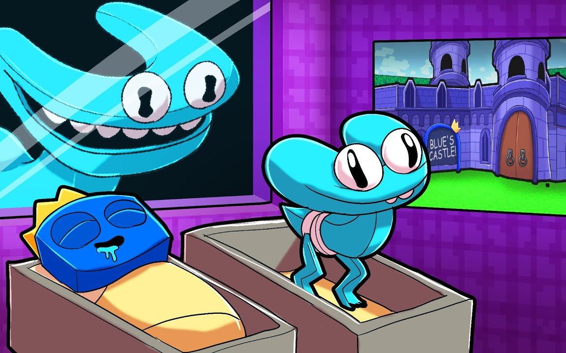 【rainbow friends】婴儿青色彩虹朋友