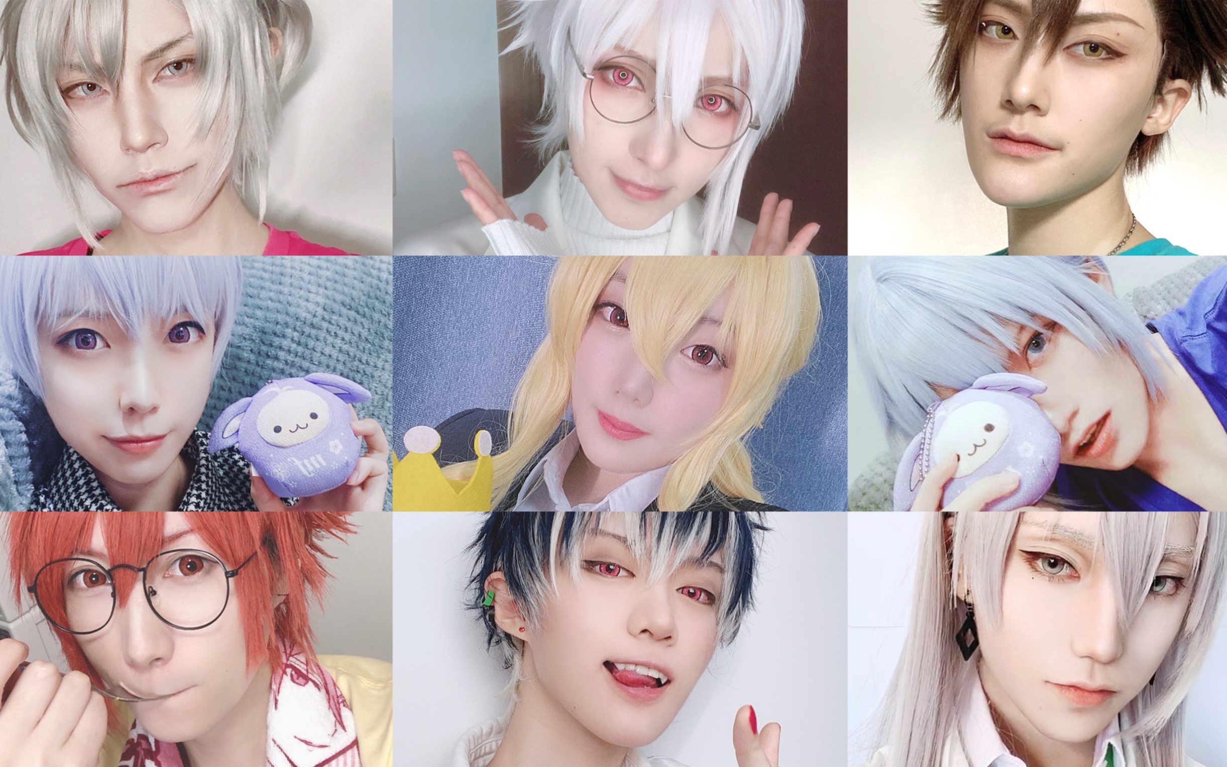 【cos接力】爱娜娜9人cos接力视频哔哩哔哩bilibili