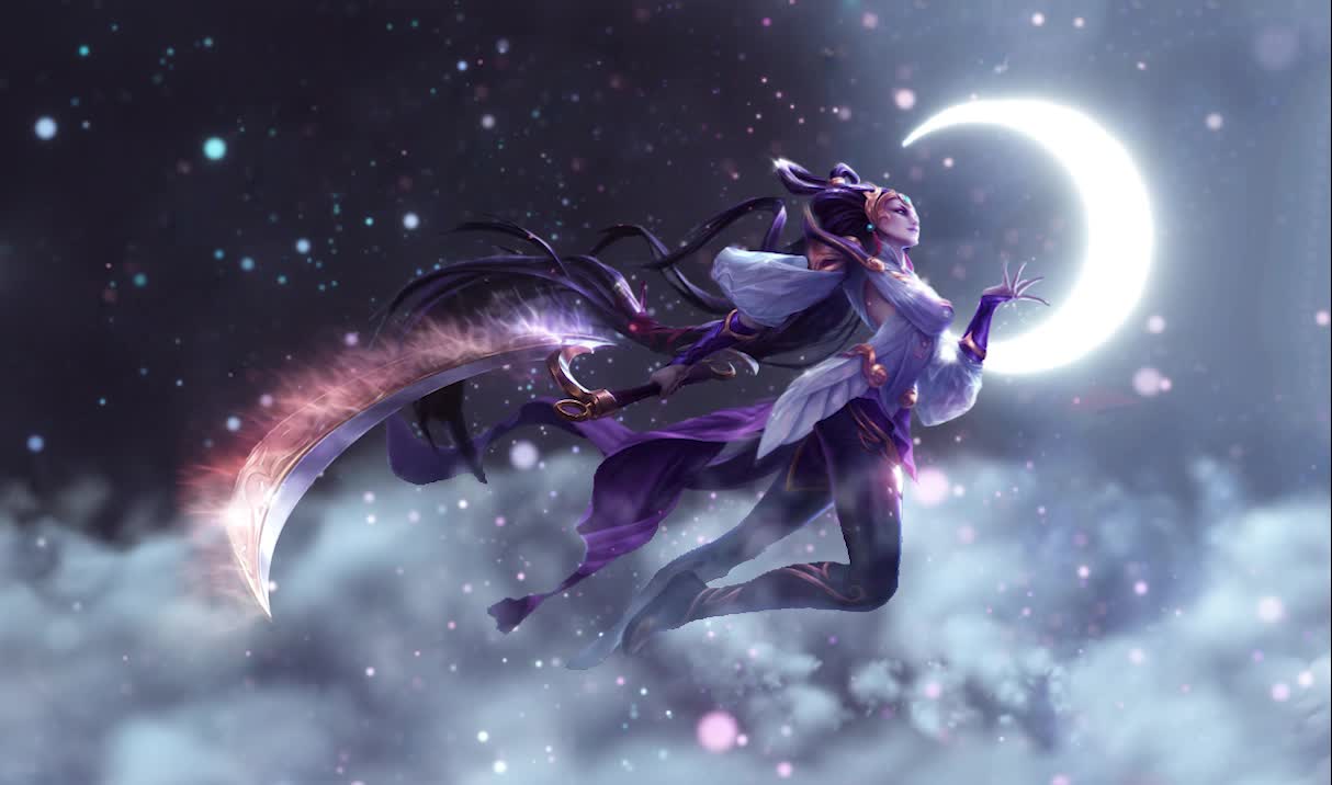 皎月女神-戴安娜 动态壁纸制作 ae 高级教程(附上工程文件)_哔哩哔哩