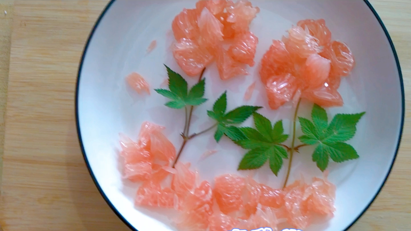 柚子果盘漂亮做法图片图片