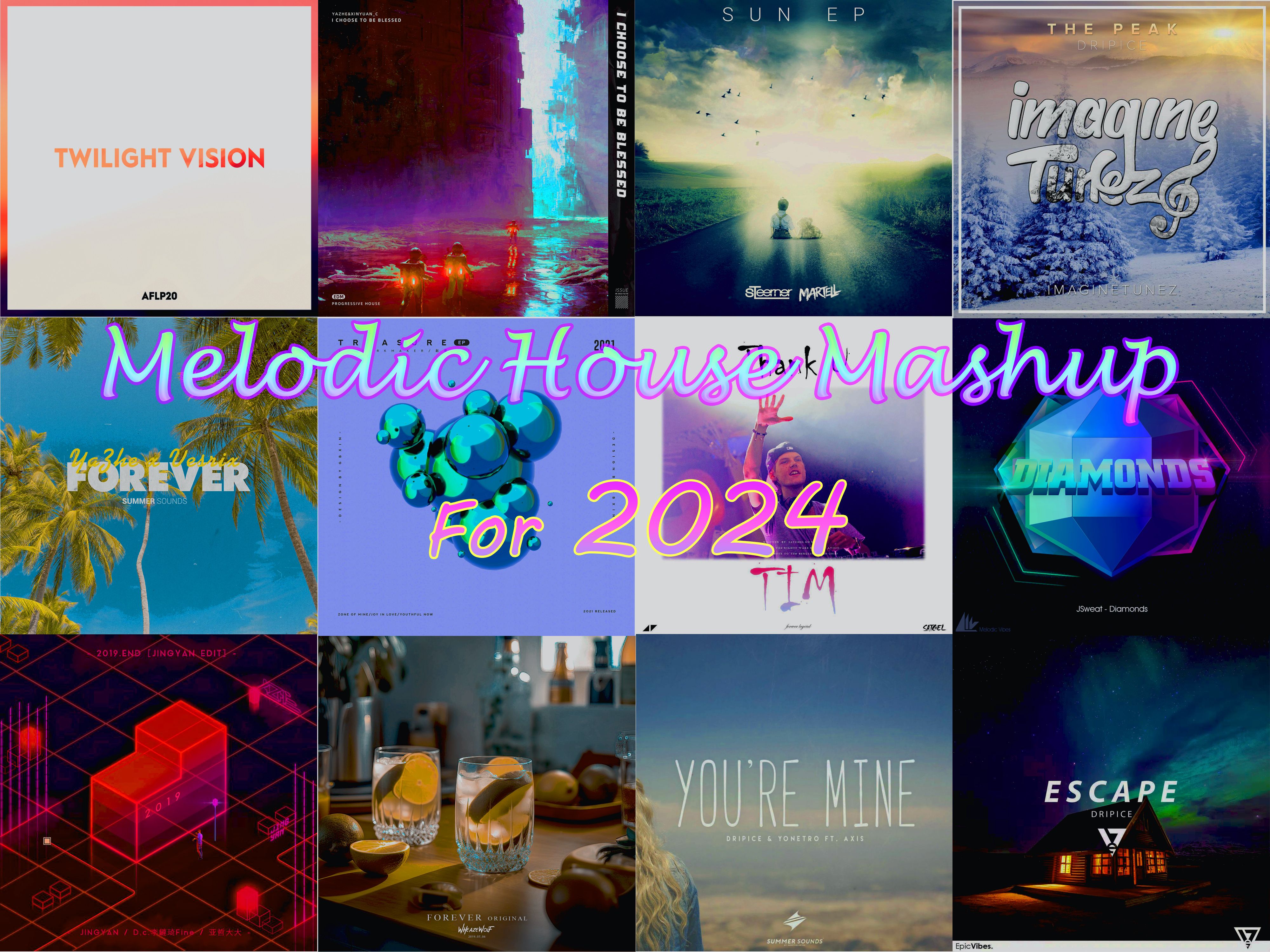 【新年献礼】将14首精品melodic house混成一首歌