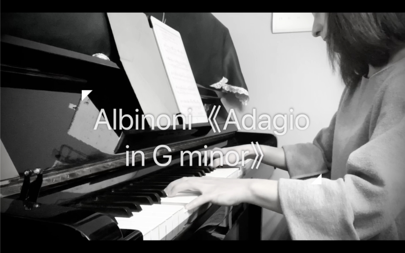 [图]Albinoni《Adagio in G minor》Piano Solo