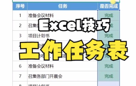 [图]【Excel技巧】今天教你如何利用函数来完成制作工作任务表