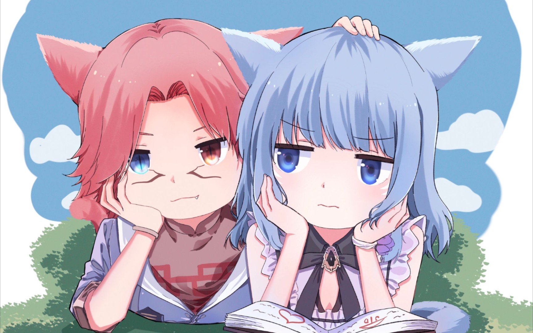 【procreate】ff14猫猫夫妇