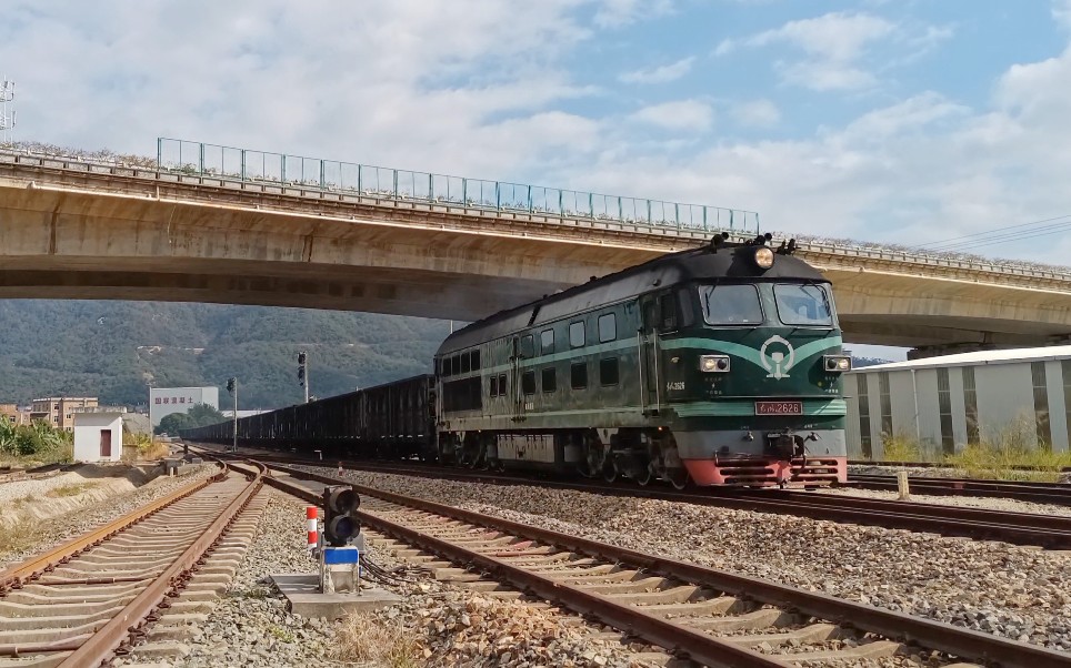 【轮轨声福利】漳泉肖铁路南安站随拍(2022-01-30)_哔哩哔哩_bilibili