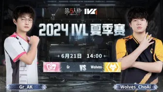 【2024IVL夏季赛】Week3 Day1 Gr vs 成都Wolves