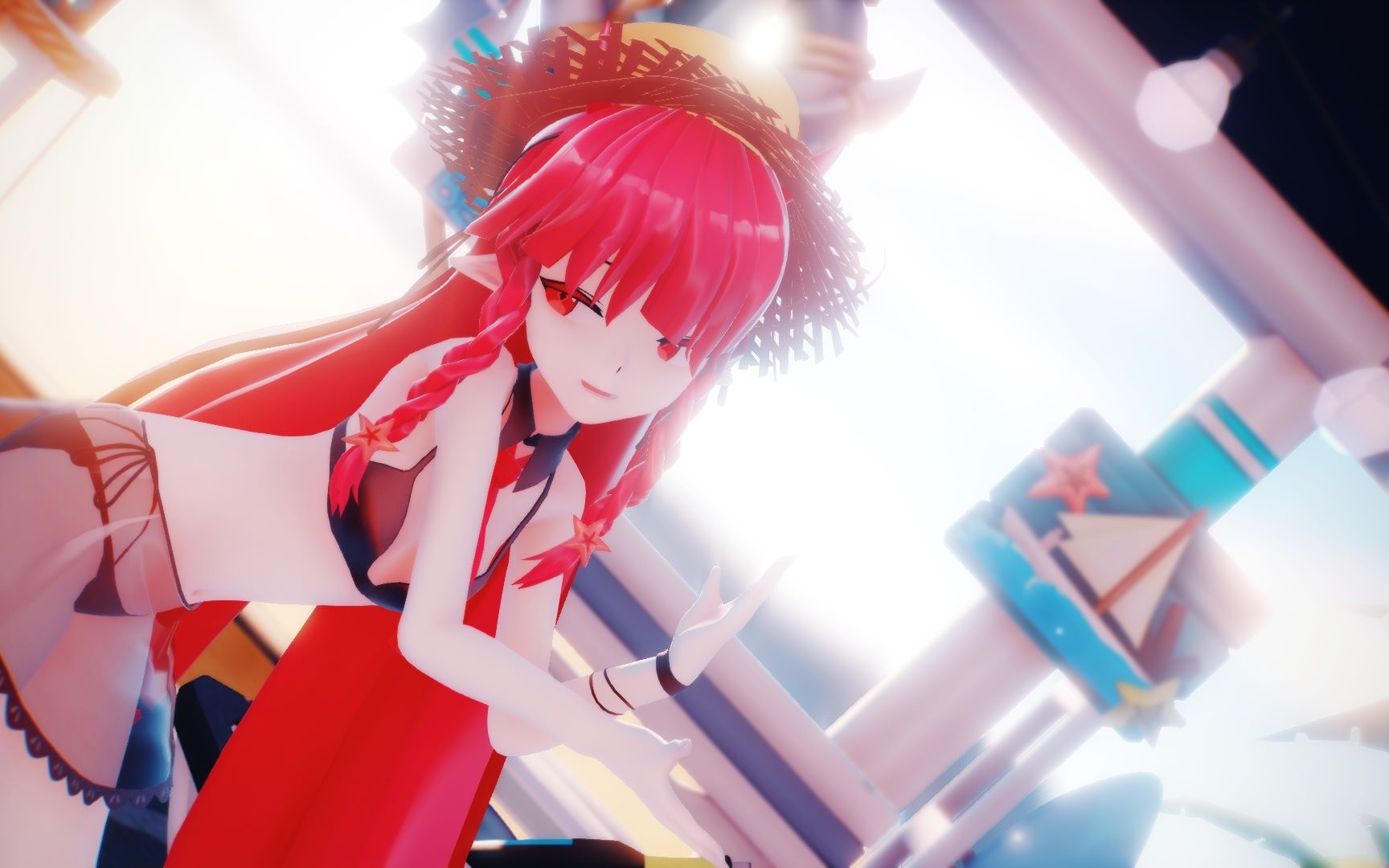 【明日方舟mmd/黑曜石节】彗星ハネムーン -红豆