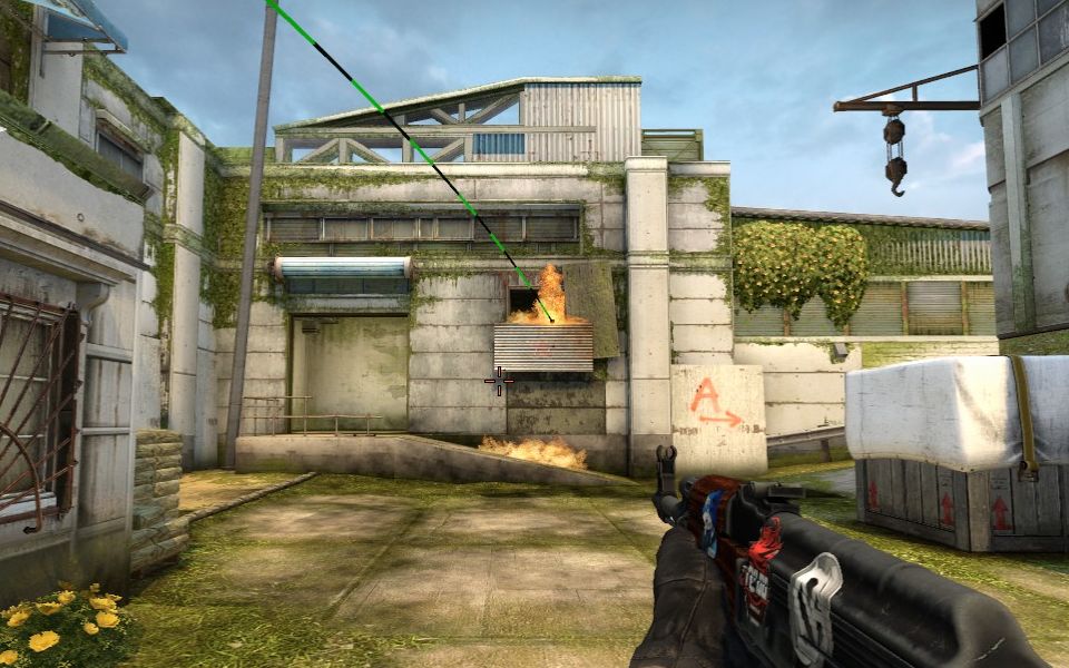 csgo新cache死城之谜在中路封的两种警中窗口火