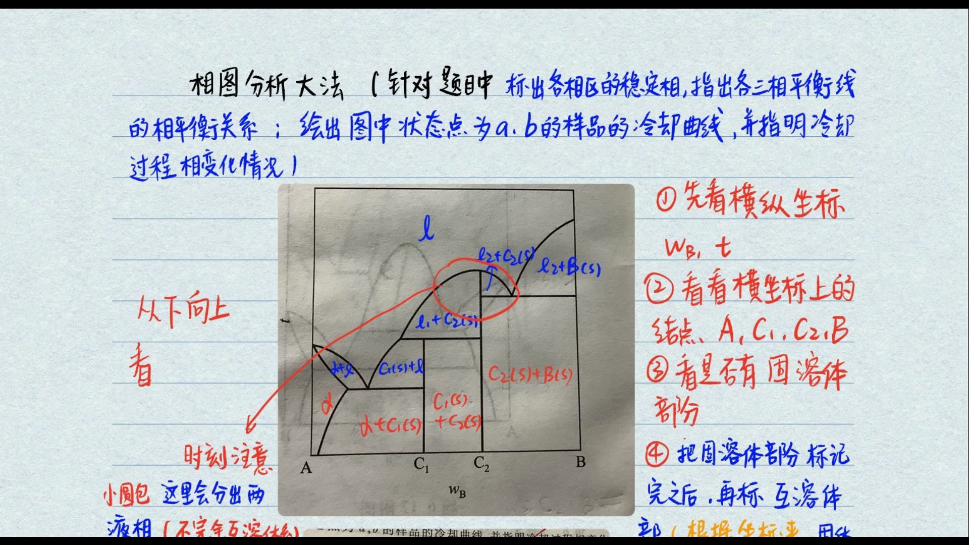 物理化学之相图稳定相的标出_哔哩哔哩_bilibili