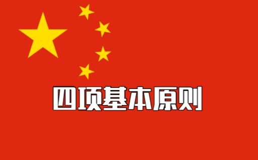 四项基本原则为什么大本大源不能动摇哔哩哔哩bilibili