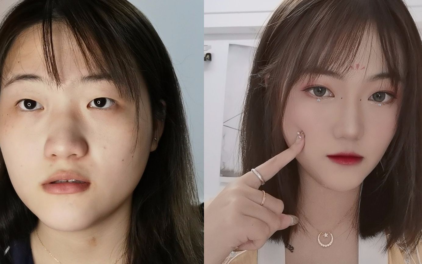 【小姬】失恋单口相声:脸大眼小肿单girl汉服妆容初尝试