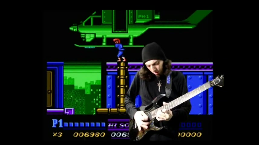 [图]FC/ 红白机 双截龙2 金属版 (Double Dragon II) - On Guitar Mission 2