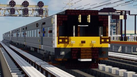 Minecraft 如何建造lirr M7有轨电车列车教程 哔哩哔哩 つロ干杯 Bilibili