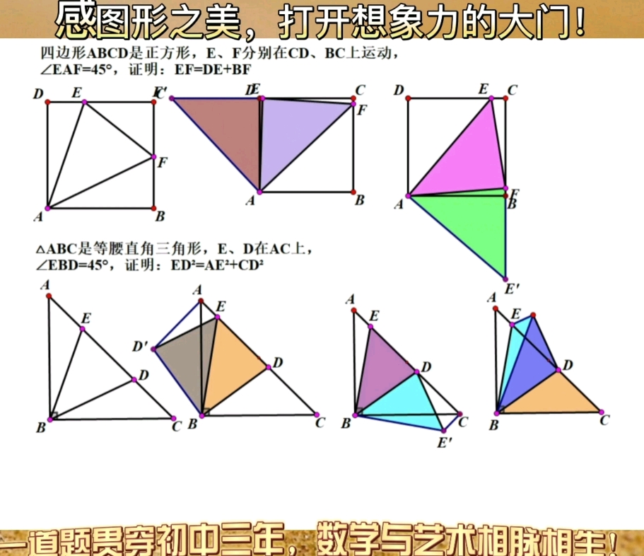 [图]数学与艺术相通，感图形之美，探究数学之奥妙！