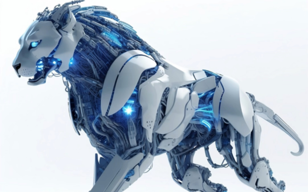 机械与狮子的混合体