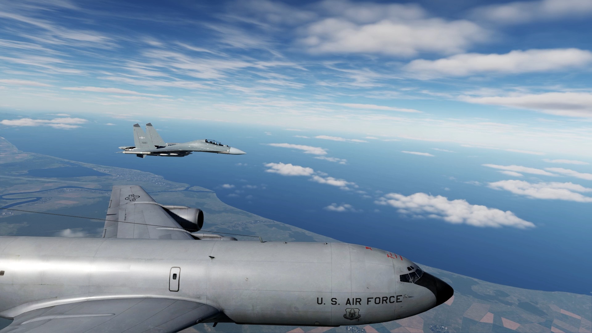 没有硝烟的斗争,勿谓言之不预也!歼16之一